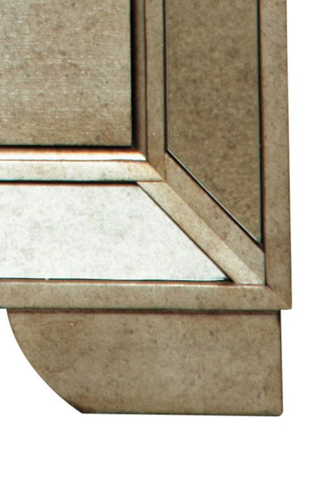 Pulaski Farrah 2 Drawer Nightstand with Cedar Lining in Metallic