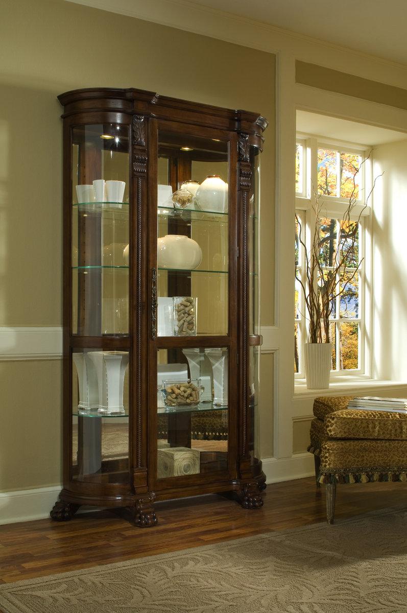 Pulaski Foxcroft Curved End Curio