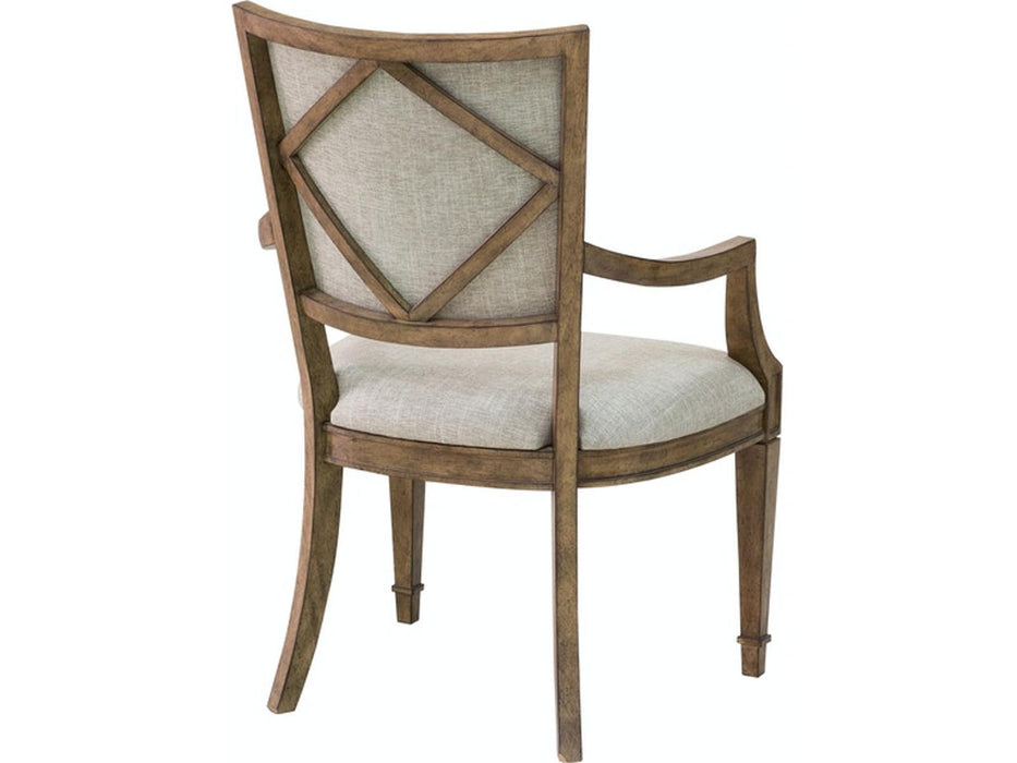 Pulaski Furniture Anthology Arm Chair in Medium Wood (Set of 2)
