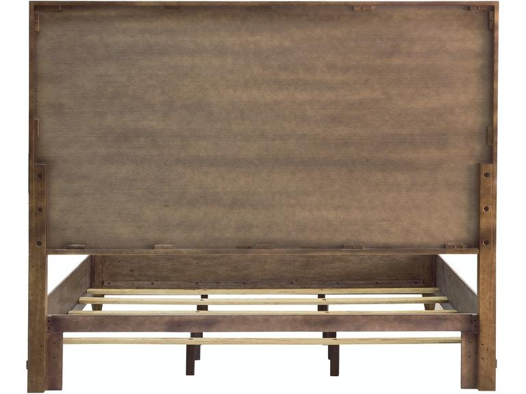 Pulaski Furniture Anthology King Panel Bed in Medium Wood