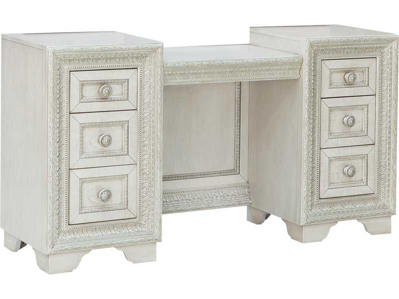 Pulaski Furniture Camila Vanity in Light Wood - Furniture City (CA)l