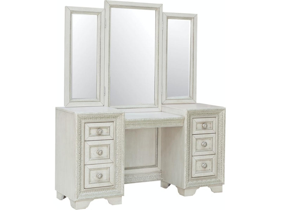 Pulaski Furniture Camila Vanity Mirror in Light Wood