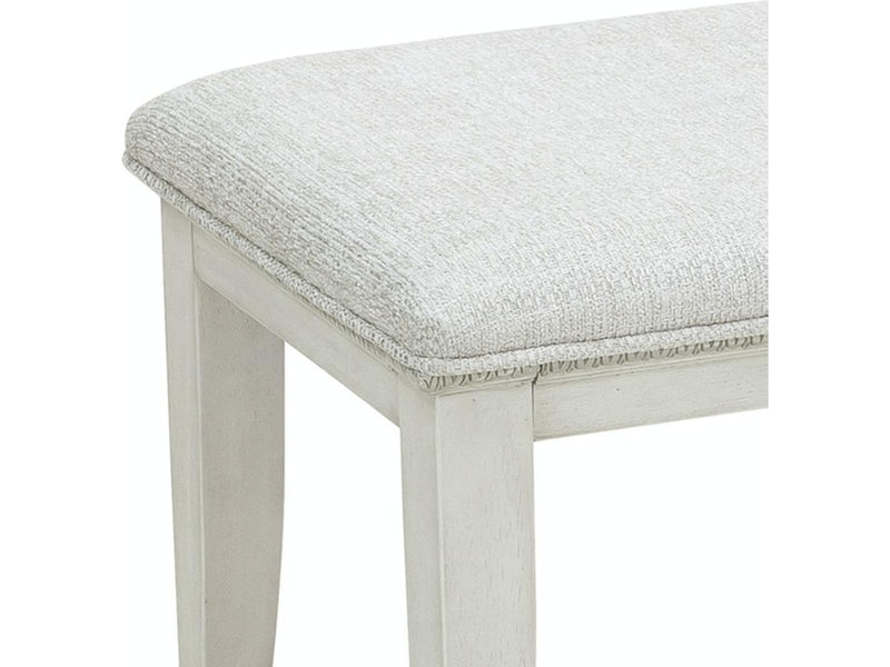 Pulaski Furniture Camila Vanity Stool in Light Wood - Furniture City (CA)l