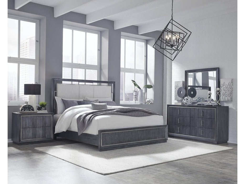 Pulaski Furniture Echo California King Panel Bed in Galaxy Black