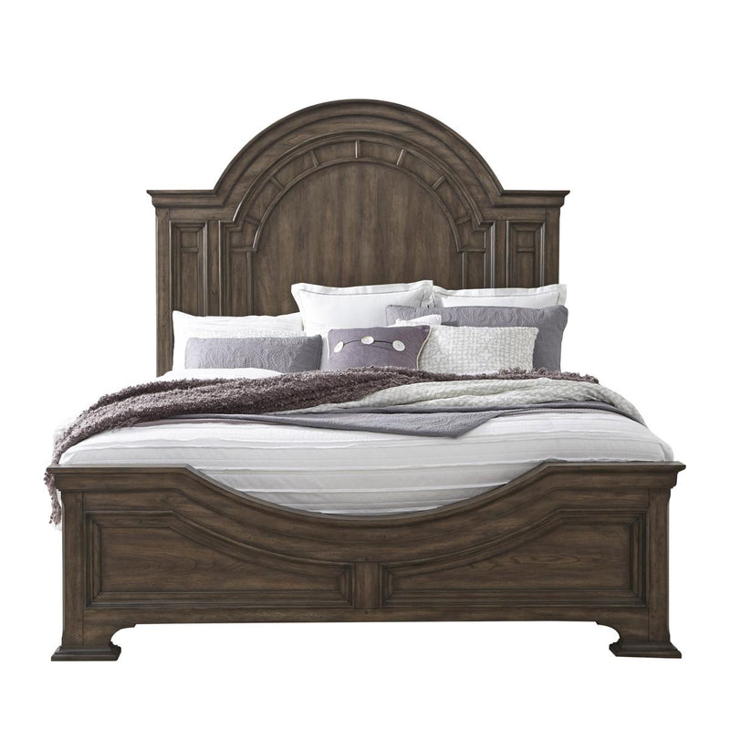 Pulaski Glendale Estates California King Panel Bed in Brown - Furniture City (CA)l