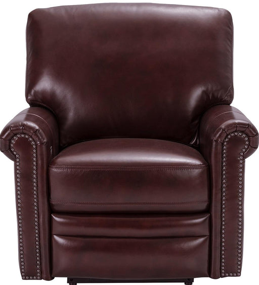 Pulaski Grant Leather Power Recliner in Oxblood image