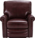 Pulaski Grant Leather Power Recliner in Oxblood image