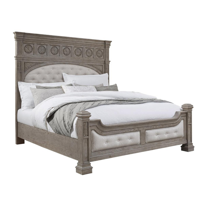 Pulaski Kingsbury King Panel Bed in Gray