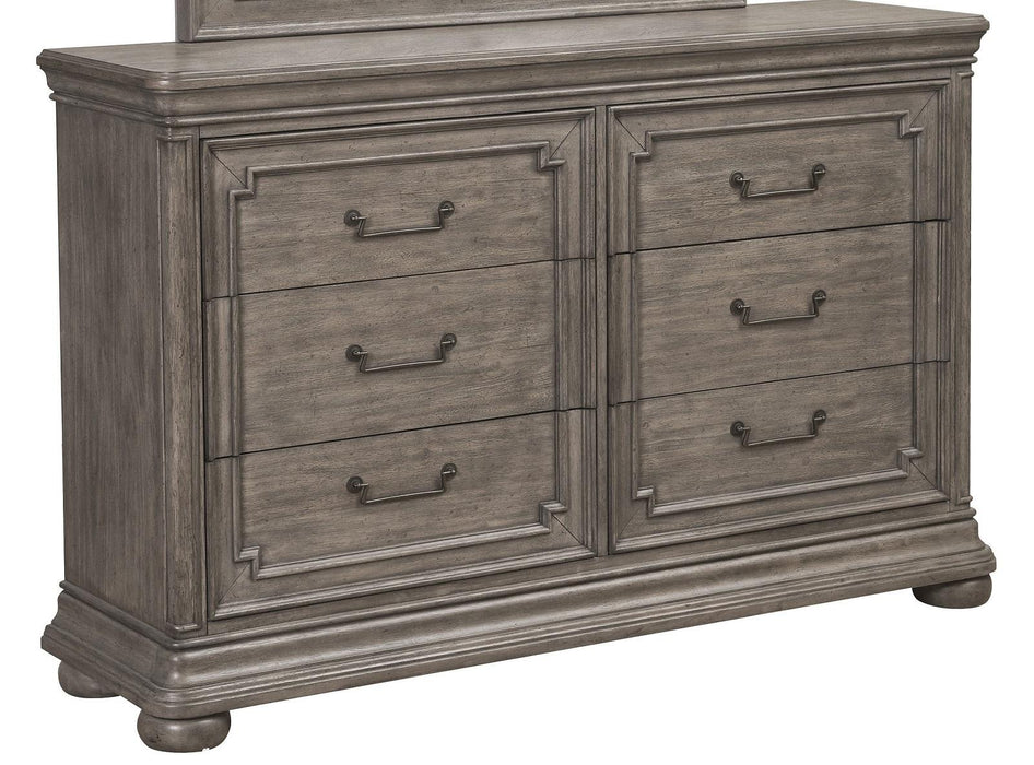 Pulaski Lasalle 6 Drawer  Dresser in Natural