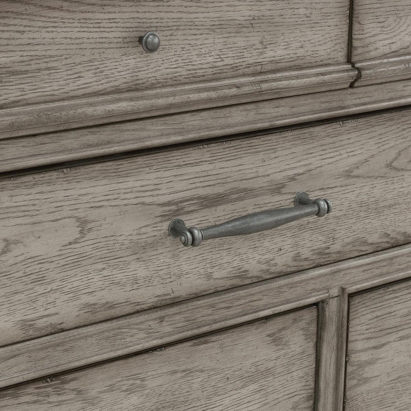 Pulaski Madison Ridge Mirror in Heritage Taupe - Furniture City (CA)l