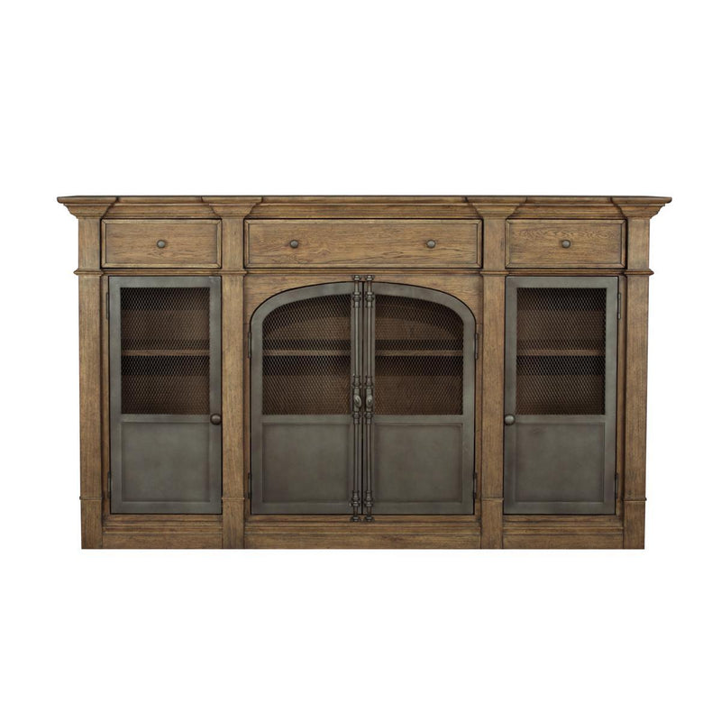 Pulaski Metal Door Light Oak Sideboard - Furniture City (CA)l