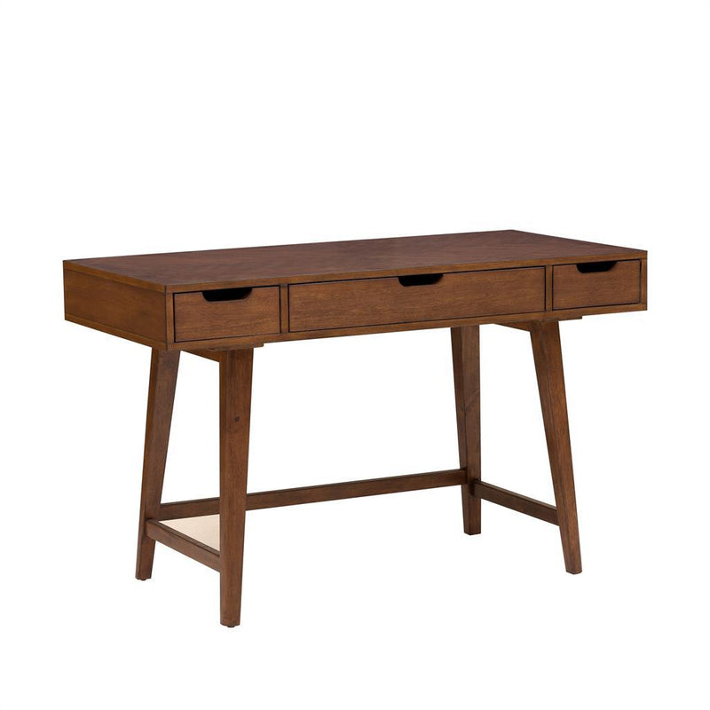 Pulaski Mid-Century Writing Desk in Brown - Furniture City (CA)l