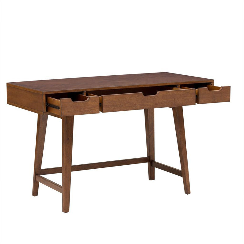 Pulaski Mid-Century Writing Desk in Brown - Furniture City (CA)l