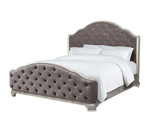 Pulaski Rhianna Queen Upholstered Bed in Silver Patina image