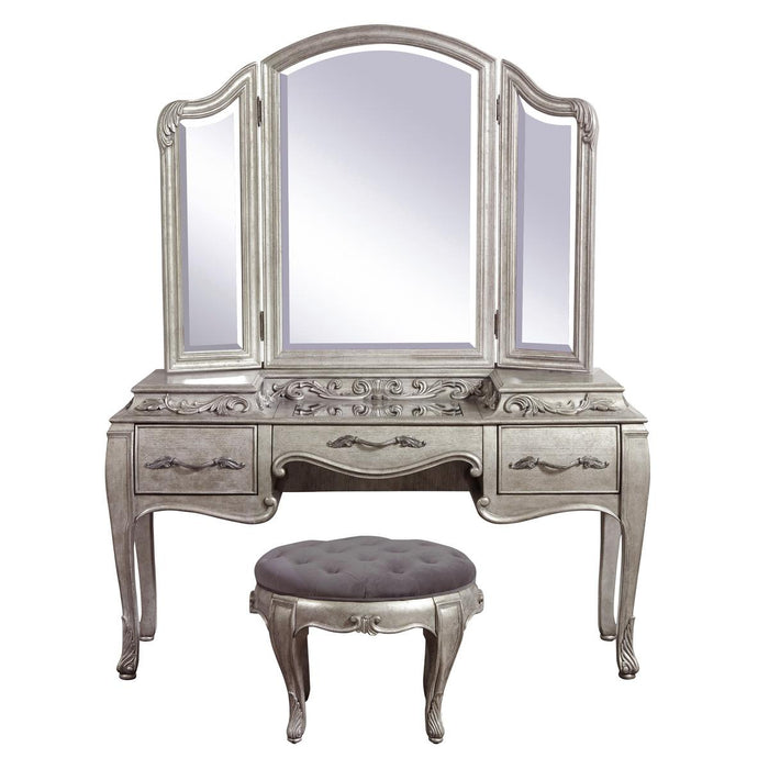 Pulaski Rhianna Vanity Mirror in Silver Patina