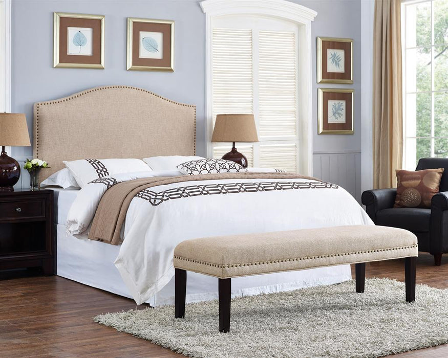 Pulaski Upholstered Bed Bench with Nailhead Trim