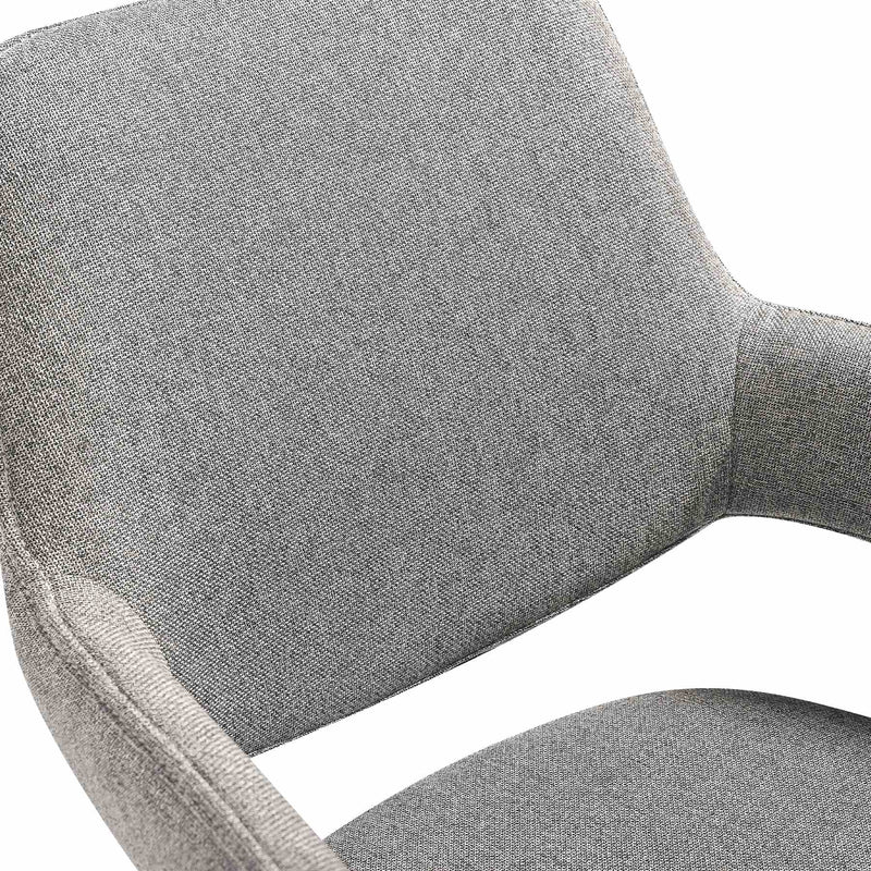 Alora Penny 5 Piece Extendable Dining Set with Gray Fabric Chairs - Furniture City (CA)l