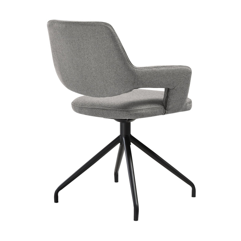 Alora Penny 7 Piece Extendable Dining Set with Gray Fabric Chairs - Furniture City (CA)l