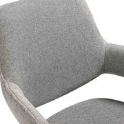 Alora Penny 7 Piece Extendable Dining Set with Gray Fabric Chairs - Furniture City (CA)l