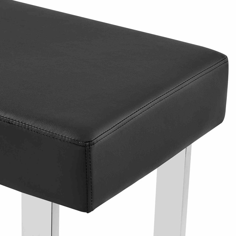Amanda 3 Piece Black Rectangular Dining Set - Furniture City (CA)l