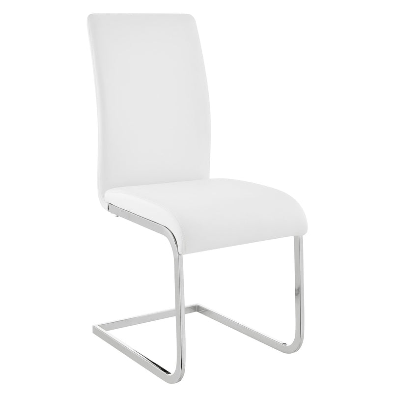 Amanda 5 Piece White Rectangular Dining Set - Furniture City (CA)l