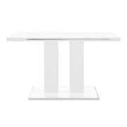 Amanda 5 Piece White Rectangular Dining Set - Furniture City (CA)l