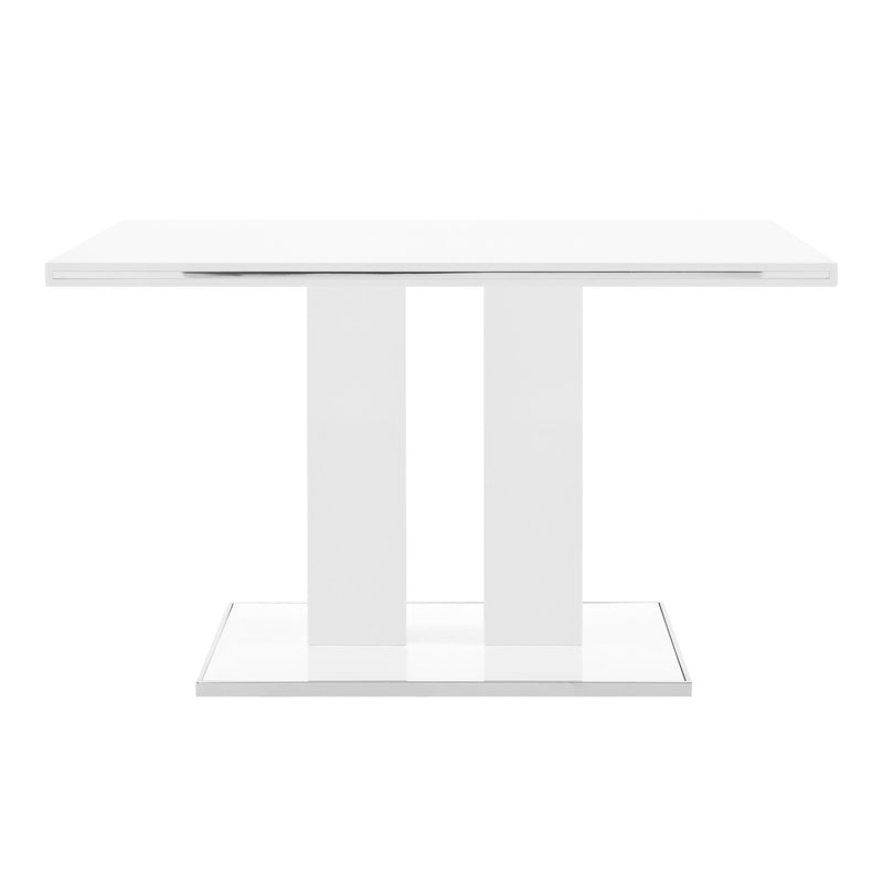 Amanda 5 Piece White Rectangular Dining Set - Furniture City (CA)l