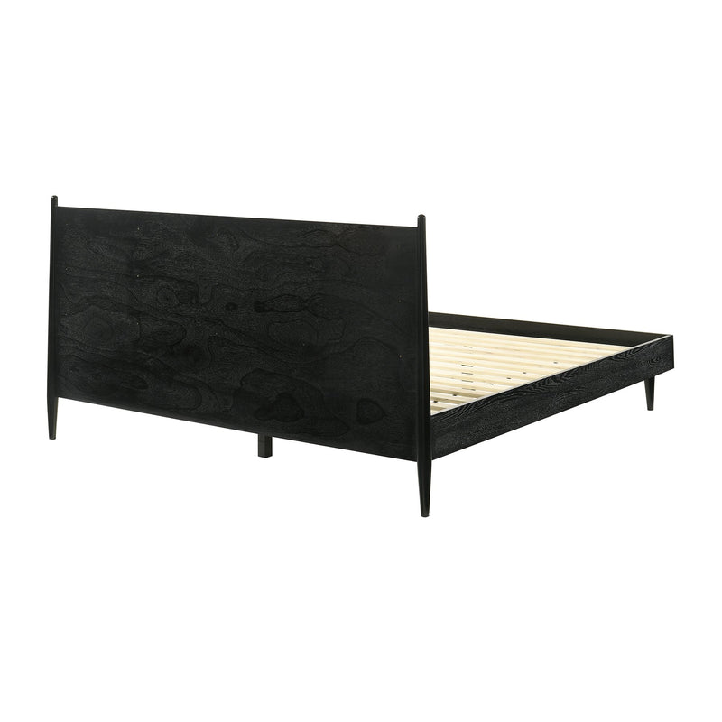 Artemio King 3 Piece Wood Bedroom Set in Black Finish - Furniture City (CA)l