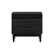 Artemio King 3 Piece Wood Bedroom Set in Black Finish - Furniture City (CA)l