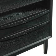 Artemio King 3 Piece Wood Bedroom Set in Black Finish - Furniture City (CA)l
