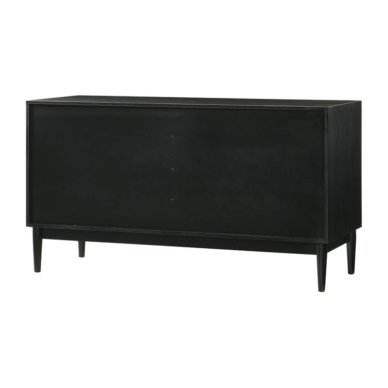 Artemio King 4 Piece Wood Bedroom Set in Black Finish - Furniture City (CA)l