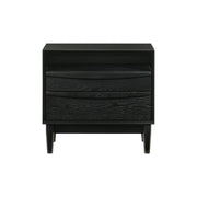 Artemio Queen 3 Piece Wood Bedroom Set in Black Finish - Furniture City (CA)l