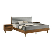 Artemio King 3 Piece Wood Bedroom Set in Walnut Finish - Furniture City (CA)l