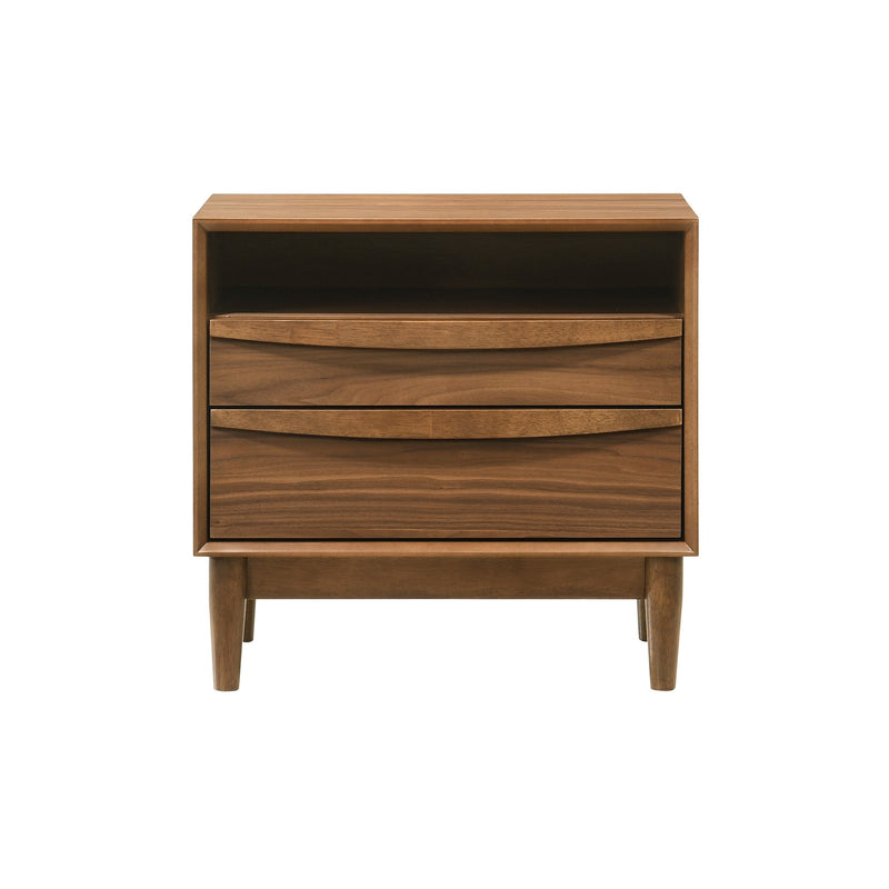 Artemio King 3 Piece Wood Bedroom Set in Walnut Finish - Furniture City (CA)l