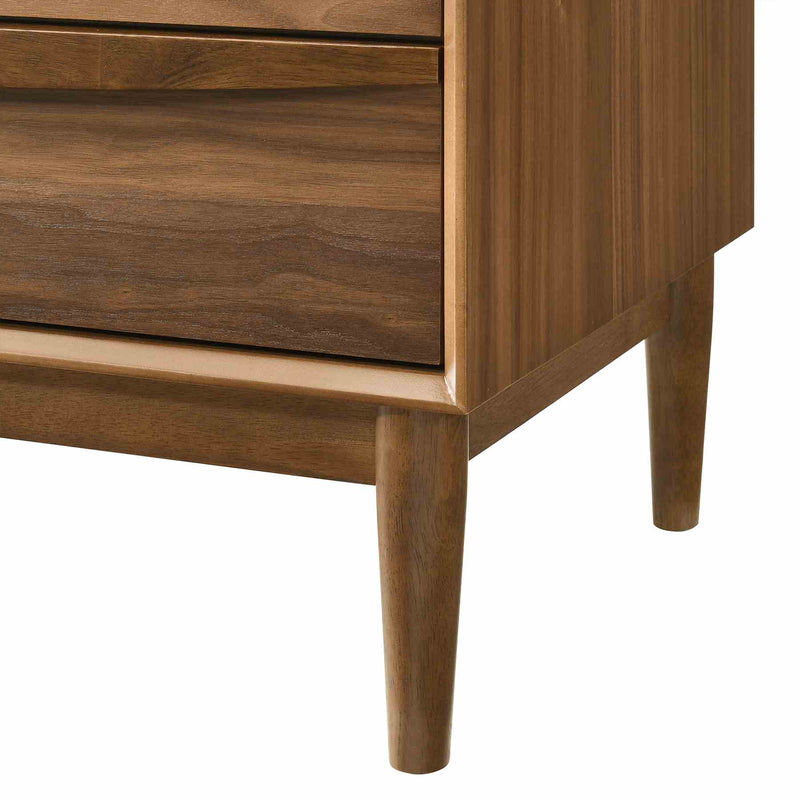 Artemio Queen 3 Piece Wood Bedroom Set in Walnut Finish - Furniture City (CA)l