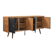 Coco Rustic 2 piece set with Dining Table and Sideboard in Balsamico - Furniture City (CA)l