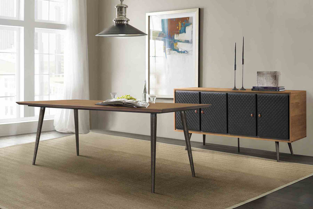 Coco Rustic 2 piece set with Dining Table and Sideboard in Balsamico