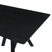 Cortina and Varde 5 Piece Black Rectangular Dining Set - Furniture City (CA)l