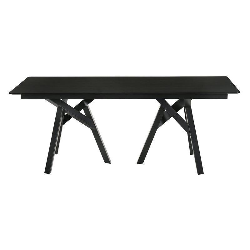 Cortina and Rowan 5 Piece Black Rectangular Dining Set - Furniture City (CA)l