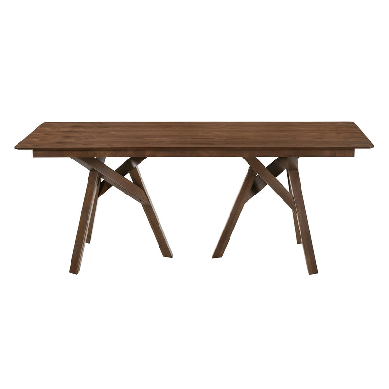 Cortina and Rowan 5 Piece Walnut Rectangular Dining Set - Furniture City (CA)l