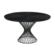 Cirque and Polly 5 Piece Black Round Dining Set - Furniture City (CA)l