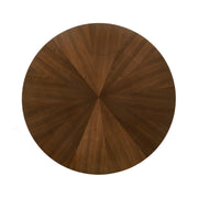 Cirque and Varde 5 Piece Walnut Round Dining Set - Furniture City (CA)l