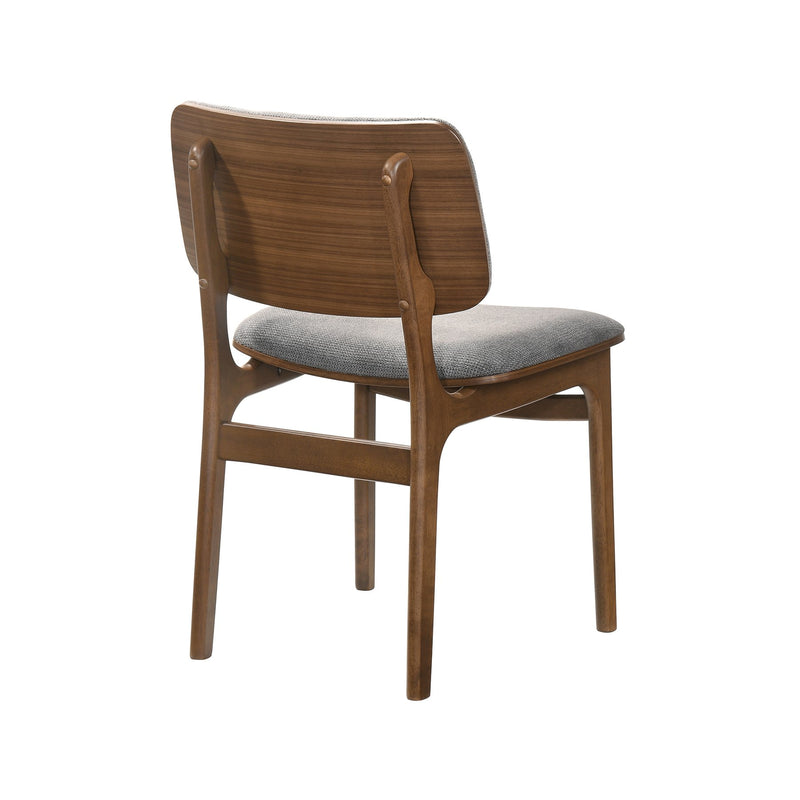 Cirque and Lima 5 Piece Walnut Round Dining Set - Furniture City (CA)l