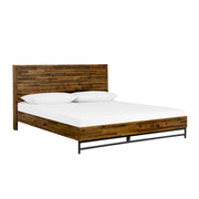 Cusco 3 Piece Acacia King Bed and Nightstands Bedroom Set - Furniture City (CA)l