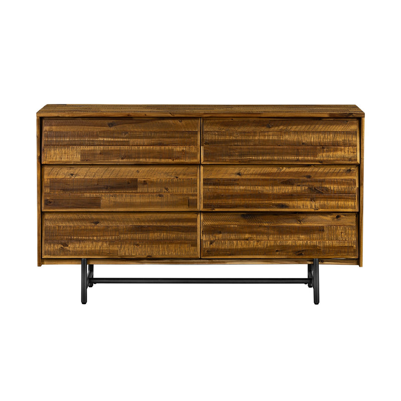 Cusco 4 Piece Acacia King Bedroom Set with Dresser and Nightstands - Furniture City (CA)l