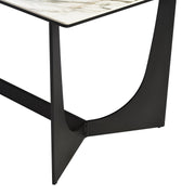Esme Penny 5 Piece Dining Set with Gray Fabric Chairs - Furniture City (CA)l