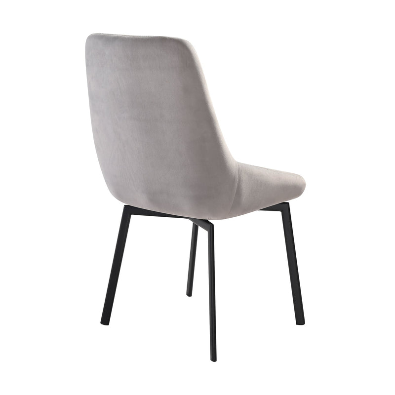 Esme Susie 5 Piece Dining Set with Gray Fabric Chairs - Furniture City (CA)l