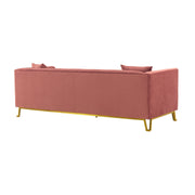 Everest 2 Piece Blush Fabric Upholstered Sofa & Chair Set - Furniture City (CA)l