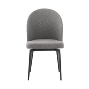 Knox Sunny 5 Piece Dining Set with Gray Fabric Chairs - Furniture City (CA)l