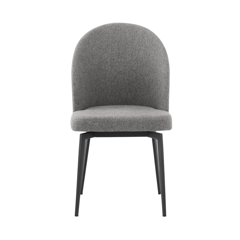 Knox Sunny 5 Piece Dining Set with Gray Fabric Chairs - Furniture City (CA)l